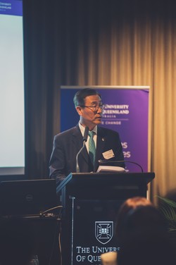 호주 퀸슬랜드대학이 한국 언어와 문화에 대한 지식 증진 및 이해력 제고를 목표로 설립한 한국학연구소의 출범식이 2월 5일 열렸다. (사진 민주평통 아시아태평양지역회의)