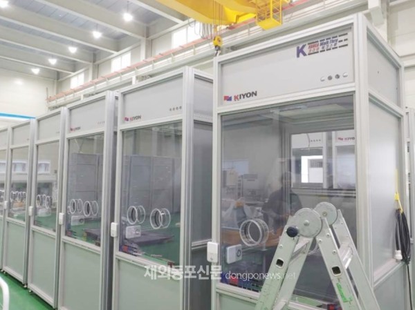 ‘K-워크스루’ 브랜드로 해외에 수출하고 있는 한국형 워크스루 장비 (사진 특허청)
