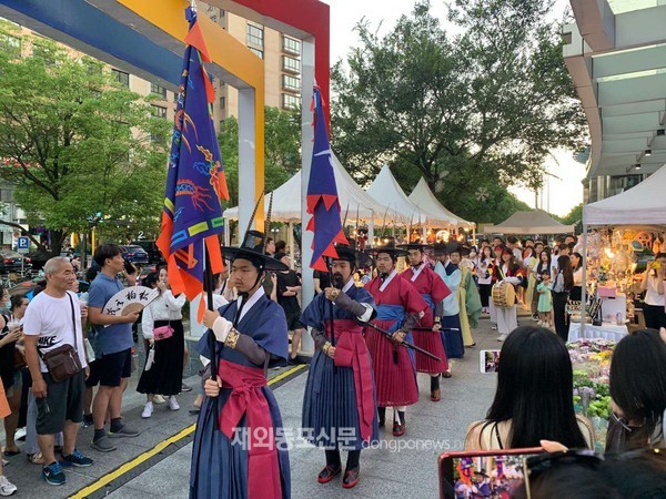 중국 상해한국인(상)회는 지난 8월 15일부터 9월 13일까지 한 달간 상하이 홍췐루 한인타운 거리에서 ‘한중우호 한국문화제’를 개최했다. (사진 상해한국인(상)회)