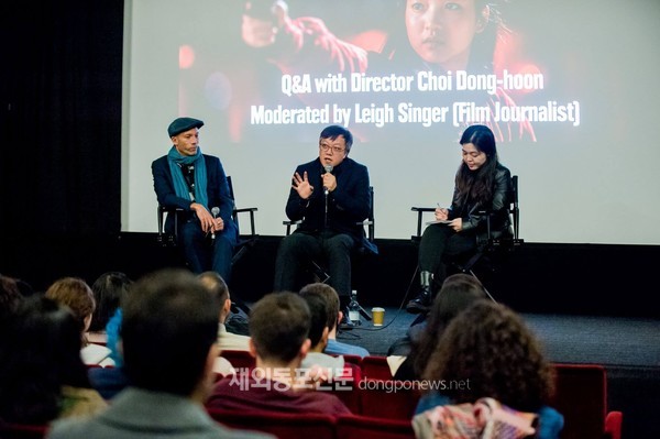 주영한국문화원이 주최하는 ‘제17회 런던한국영화제(London Korean Film Festival)’가 지난 11월 3일 개막해 성황리에 열리고 있다. 영화 '외계+인' 관객과의 대화 (사진 주영한국문화원) 