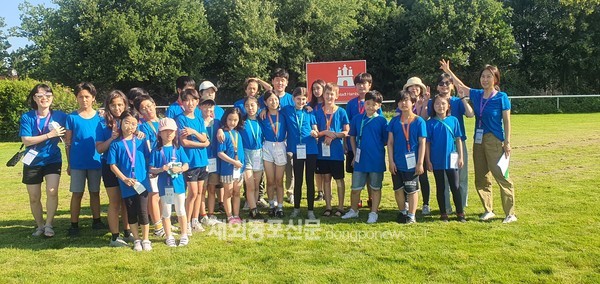 독일 함부르크한인학교는 지난 7월 14일부터 16일까지 호르너 렌반 유겐드헤르벡에서 ‘이순신과 거북선’이란 주제로 ‘2023년 여름 캠프’를 개최했다. (사진 김복녀 재외기자)