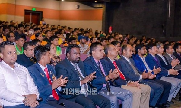 주스리랑카대사관이 주최한 ‘2019 스리랑카 한국대사배 태권도대회’가 9월 22일과 28일 열렸다. (사진 이기수 스리랑카기술협회 기술의장)