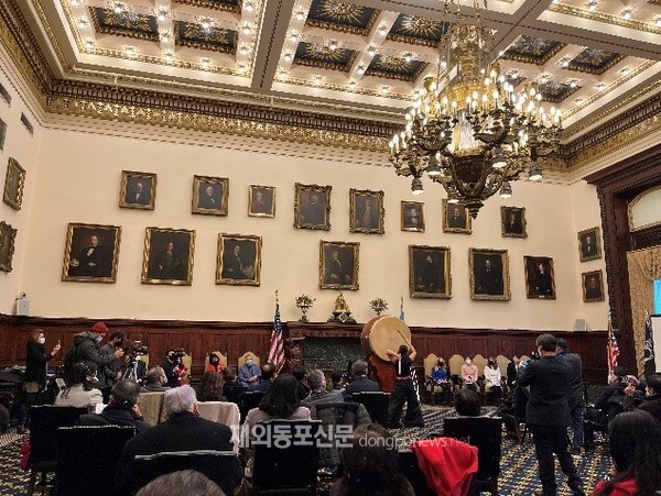 지난 1월 13일, 미국 필라델피아 시청에서 ‘제9회 미주한인의날’ 기념행사가 열렸다. (사진 데이빗 오 의원실)