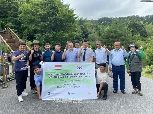 산림청은 7월 3일부터 6일까지 타지키스탄 산림청장과 산림협력사업단이 한국의 선진기술을 견학하고 협력을 논의하기 위해 한국을 방문했다고 밝혔다. (사진 산림청)